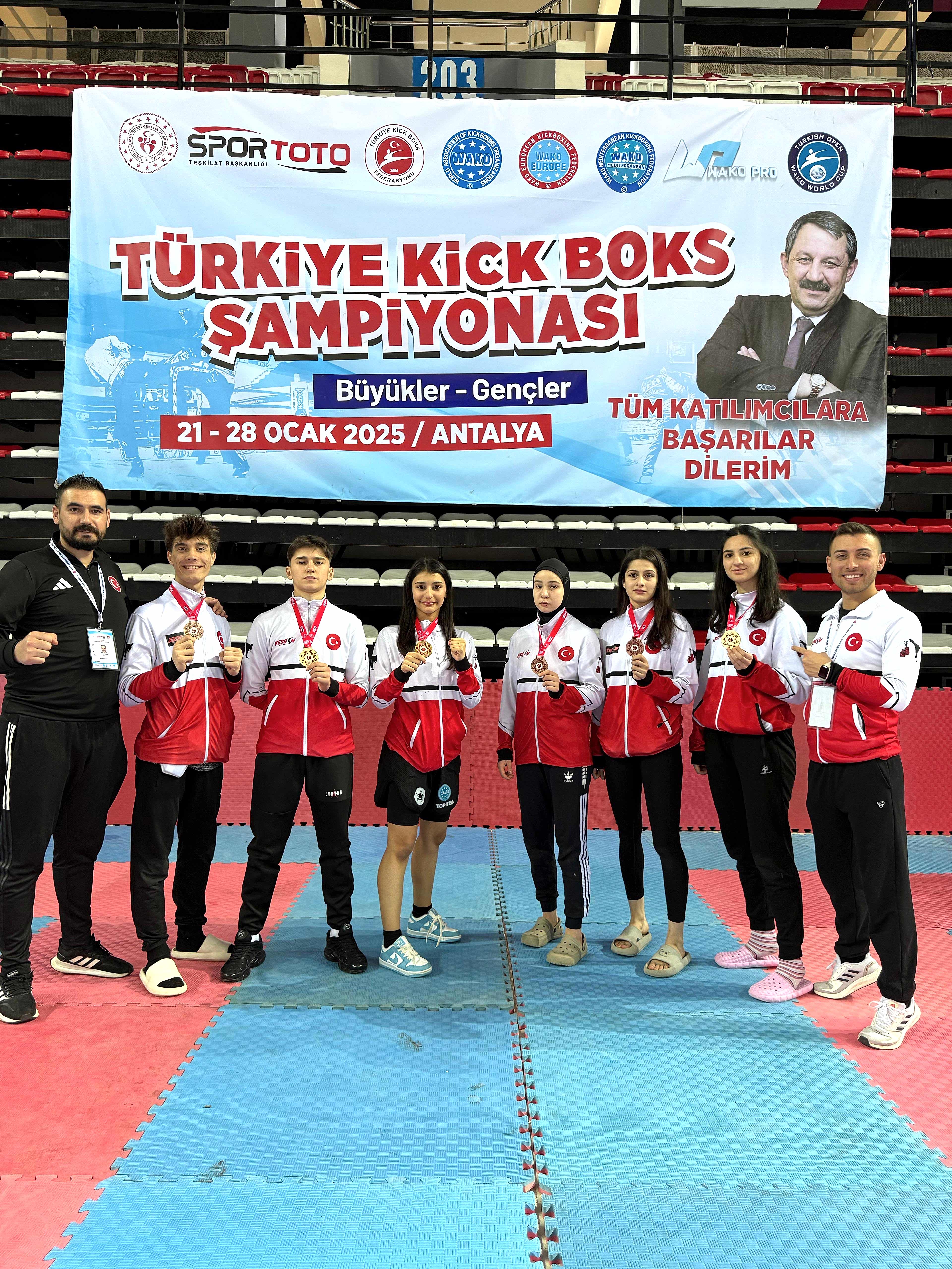 MİLLİ SPORCULARIMIZDAN 3 ALTIN 3 BRONZ (25-29 OCAK 2025 ANTALYA)